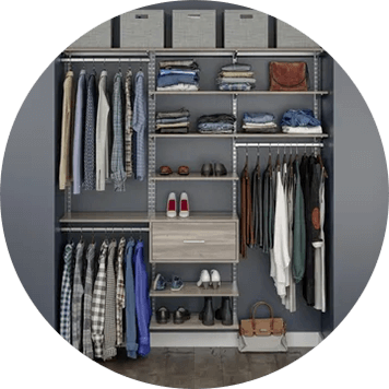 SpaceTrac Adjustable Shelving CA